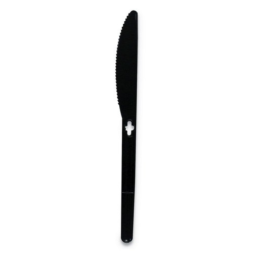  | Wego 54101102 Polystyrene Knife - Black (1000/Carton) image number 0