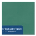 File Folders | Roaring Spring 50122 Accommodates (50) 11 in. x 8.5 in. Sheets Pocket Folder - Green (250/Carton) image number 4