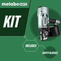 Air Framing Nailers | Factory Reconditioned Metabo HPT NV83A5M Brushed 3-1/4 in. Coil Framing Nailer image number 1