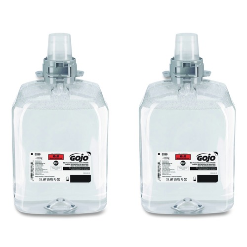 Hand Soaps | GOJO Industries 5269-02 2,000 mL E2 Foam Handwash Refill with PCMX for FMX-20 Dispensers - Fragrance-Free (2/Carton) image number 0
