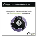 Toys | Champion Sports PRM12 12 lbs. Rhino Elite Medicine Ball - Purple image number 3