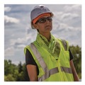 Cooling Gear | Ergodyne 12439 Chill-Its 6602 29.5 in. x 13 in. One Size Fits Most Evaporative PVA Cooling Towel - Hi-Vis Lime image number 3