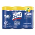 Bulk Savings Pricing 2 | LYSOL Brand 19200-84251 7 in. x 7.25 in. 1-Ply Disinfecting Wipes - Lemon and Lime Blossom/White (3/Pack) image number 0