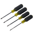 Screwdrivers | Klein Tools 85664 4-Piece Square Recess Screwdriver Set image number 1