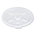 Just Launched | Dart 16FTLS Straw Slot 12 - 24 oz. Foam Cup Lids - Translucent (1000/Carton) image number 0