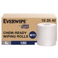 New Year New Savings! Save $25 off $150 | Tork 192840 1-Ply 12 x 5.25 Chem-Ready Wiping Rolls - White (6/Carton) image number 1