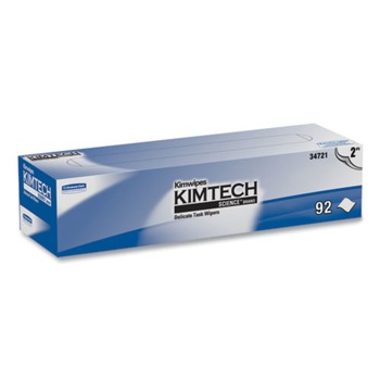Kimtech 34721 Kimwipes 14-7/10 in. x 16-3/5 in. 2-Ply Delicate Task Wipers (15 Boxes/Carton, 90 Sheets/Box)