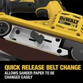 Belt Sanders | Factory Reconditioned Dewalt DCW220BR 20V MAX XR Lithium-Ion Brushless 3 in. x 21 in. Cordless Belt Sander (Tool Only) image number 18
