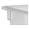 Food Trays, Containers, and Lids | Rubbermaid Commercial FG330100CLR 21.5 Gallon 26 in. x 18 in. x 15 in. Food/Tote Boxes - Clear image number 2