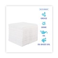 Office Jansan | Boardwalk BWK-V040QPW 12 in. x 13 in. DRC Wipers - White (1008/Carton) image number 5