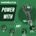 Impact Drivers | Factory Reconditioned Metabo HPT WH18DBDL2Q4M 18V Brushless Lithium-Ion 1/4 in. Cordless Triple Hammer Impact Driver (Tool Only) image number 2