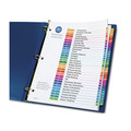 Office Jansan | Avery 11129 Ready Index 11 in. x 8.5 in. 31-Tab 1 to 31 Customizable TOC Multicolor Tab Dividers - White/Traditional Color Tabs (1-Set) image number 3