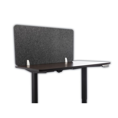 Office & Office Supplies | GN1 LUDS48241A 47 in. x 1 in. x 23.5 in. Polyester Desk Screen Cubicle Panel and Office Partition Privacy Screen - Ash image number 0