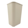 Trash & Waste Bins | Rubbermaid Commercial FG254400BEIG 10 Gallon Fiberglass Wastebasket - Beige image number 1