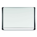  | MasterVision MVI210401 Pure White 96 in. x 48 in. Aluminum Frame Platinum Magnetic Dry Erase Board - White/Silver/Black image number 0