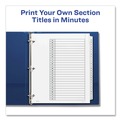 Office Jansan | Avery 11166 Ready Index 11 in. x 9.25 in. 26-Tab Customizable TOC A to Z Tab Dividers - Black/White (1-Set) image number 3