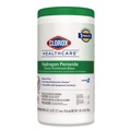 Office Jansan | Clorox Healthcare 30825 5.75 in. x 6.75 in. Hydrogen Peroxide Cleaner Disinfectant Wipes - White Unscented (6/Carton) image number 2