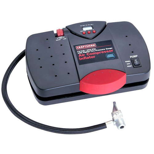 Craftsman 12V Portable Inflator with Digital Tire Pressure Gauge