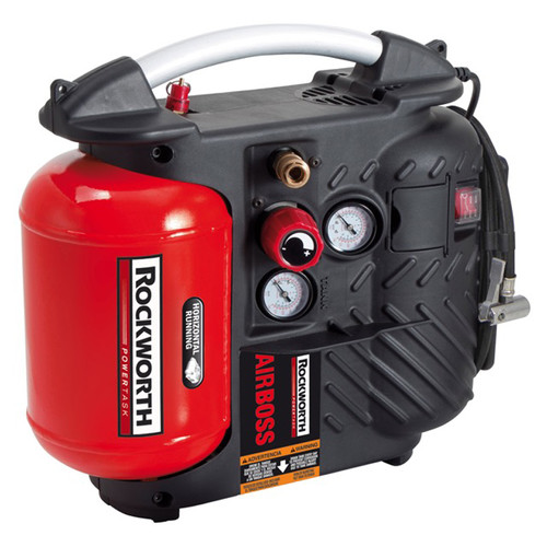 Portable Air Compressors | Factory Reconditioned Rockworth RWAB1-CP 135 PSI 1.2 Gallon Air Compressor image number 0