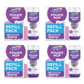Cleaning & Janitorial Supplies | Swiffer 80734047 25.3 oz PowerMop Cleaning Solution and Pads Refill Pack - Lavender (4/Carton) image number 0