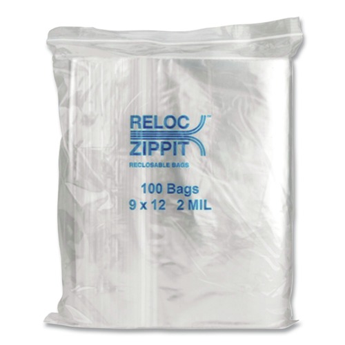 Food Service | BagCo MGP MGZ2P0912 Zippit 9 in. x 12 in. 2 mil Resealable Bags - Clear (1000/Carton) image number 0