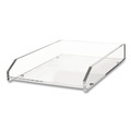 Office Jansan | Kantek AD10 1 Section 10-1/2 in. x 13.75 in. x 2-1/2 in. Clear Acrylic Letter Tray Files - Clear image number 0
