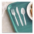 Nothing Over $99 Sale! | SOLO RSW7Z-0007 Reliance Mediumweight Plastic Fork/Knife/Spoon Cutlery Kit - White (1500/Carton) image number 1