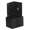  | Innovera IVR72810 Standard DVD Case - Black (10/Pack) image number 0