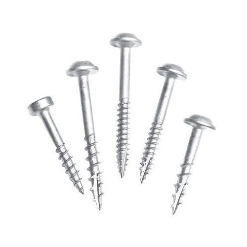Collated Screws | Kreg SML-F125-500 Pocket Screws - 1-1/4 in., #7 Fine, Washer-Head, (500 Pcs) image number 0