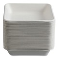 Food Trays, Containers, and Lids | Eco-Products EP-SCS8TNFA 36 oz 8 x 8 x 2 Vanguard Worldview Renewable and Compostable Sugarcane Take-Out Containers - White (200/Carton) image number 9