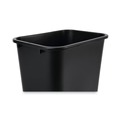 Just Launched | Boardwalk 3485203 41 Quart Plastic Soft-Sided Wastebasket - Black image number 2