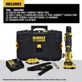 Press Tools | Dewalt DCE210D2 20V MAX Lithium-Ion Cordless Compact Press Tool Kit with 2 Batteries (2 Ah) image number 1