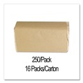 Office Jansan | GEN G1507 9 in. x 9.45 in. Singlefold Paper Towels - Natural (4000/Carton) image number 4