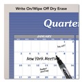 Bulletin Boards | AT-A-GLANCE A1102 12-Month: Jan 2026 to Dec 2026 24 in. x 36 in. Vertical/Horizontal Erasable Quarterly/Monthly Wall Planner - White/Blue Sheets image number 3