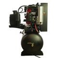 Stationary Air Compressors | EMAX EGES1830ST 18 HP 30 Gallon Electric Start 2-Stage Industrial V4 Pressure Lubricated Solid Cast Iron Pump 39 CFM at 100 PSI Gas-Powered Air Compressor image number 5