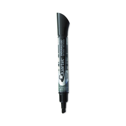 Office Jansan | Quartet 5001-2MA Broad Chisel Tip EnduraGlide Dry Erase Marker - Black (1 Dozen) image number 0