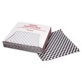 Bulk Savings Pricing 3 | Bagcraft P057800 12 in. x 12 in. Grease-Resistant Paper Wraps and Liners - Black Check (5000/Carton) image number 0