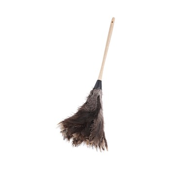 Boardwalk BWK23FD 13 in. Wood Handle Professional Ostrich Feather Duster