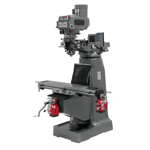 Milling Machines | JET JTM-4VS 230/460V Variable Speed Milling Machine with 3-Axis ACU-RITE VUE DRO (Knee) and X/Y-Axis Powerfeeds image number 0