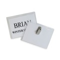 Office Jansan | C-Line 95523 3-1/2 in. x 2-1/4 in. Top Load Name Badge Kits - Clear (50/Box) image number 1