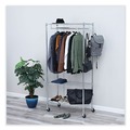 Office Jansan | Alera ALEGR363618SR 36 in. W x 18 in. D x 75 in. H 30 Garments Wire Shelving Garment Rack - Silver image number 6