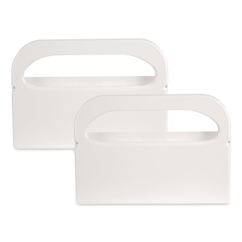 Boardwalk 16 in. x 3 in. x 11.5 in. Toilet Seat Cover Dispenser - White (2/Box)