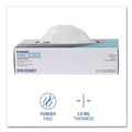 Disposable Gloves | Boardwalk BWK365MCT 2.6 mil 9.5 in. Long Powder-Free General Purpose Vinyl Gloves - Medium, Clear (100/Box, 10 Boxes/Carton) image number 6