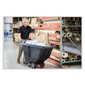 Trash Cans | Rubbermaid Commercial FG130400BLA 202 gal. 450 lbs. Capacity Plastic Rotomolded Tilt Truck - Black image number 5