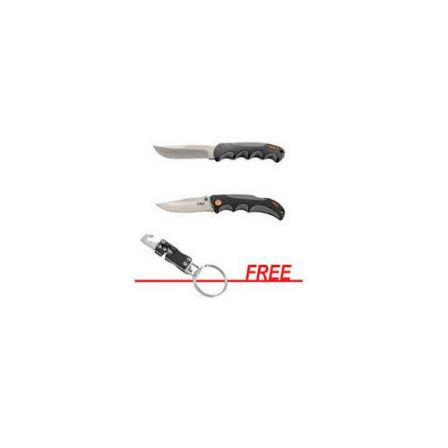 Knives | CRKT 20402CS Free Range Hunter Knife Combination Pack with FREE Key Chain Sharpener image number 0