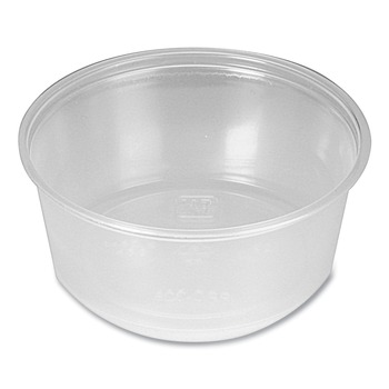 Fabri-Kal 3.25 oz Plastic Portion Cups - Clear (2500/Carton)