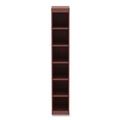 Office Filing Cabinets & Shelves | Alera ALEVA67212MC 11.81 in. x 11.81 in. x 71.73 in. Valencia Series 6 Shelf Narrow Profile Bookcase - Medium Cherry image number 2