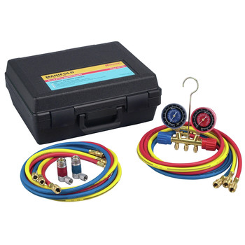 AIR CONDITIONING MANIFOLD GAUGE SETS | Robinair 44150 Dual R12/134a Manifold Gauge Kit