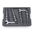 New Year New Savings! Save $25 off $150 | GearWrench 81903 20-Piece SAE/Metric Stubby Combination Non-Ratcheting Wrench Set image number 0