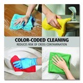 Cleaning Cloths | Rubbermaid Commercial 1820582 16 in. x 16 in. Microfiber Cleaning Cloths - Green (24/Pack) image number 5